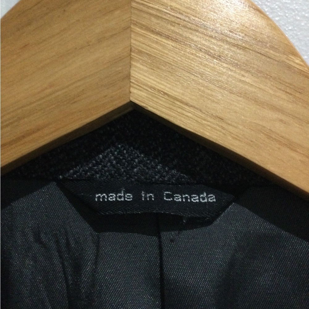100% Pure Virgin Vintage Wool Gray Sport Coat - Picture 2 of 6